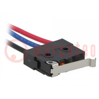 Microswitch SNAP ACTION; 3A/125VAC; 3A/30VDC; SPDT; ON-(ON); D2SW