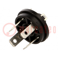 Connector: valve connector; socket; form C; 9.4mm; male; PIN: 4