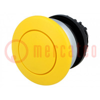 Schakelaar: druk-; 22mm; Stab.pos: 2; geel; geen; IP67; RMQ-Titan