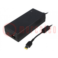 Power supply: switched-mode; 19.5VDC; 6.15A; Out: 11/4,5; 120W
