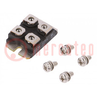 Module: diode; double independent; 600V; If: 30Ax2; SOT227B; screw