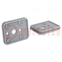 Suction-plate for vacuum block; 140x115x18.5mm