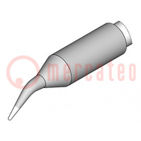 Tip; bent conical; 0.4mm; longlife; for soldering station