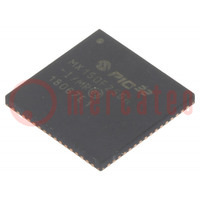 IC: PIC mikrokontroller; 256kB; 2,3÷3,6VDC; SMD; QFN64; PIC32