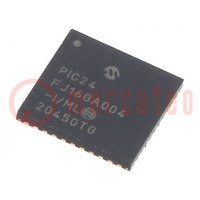 IC: PIC microcontroller; 16kB; 32MHz; 2÷3.6VDC; SMD; QFN44; PIC24