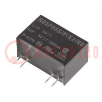 Converter: DC/DC; 1W; Uin: 4.5÷5.5V; Uout: 5VDC; Iout: 200mA; SIP7