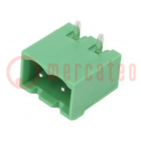 Pluggable terminal block; Contacts ph: 5.08mm; ways: 2; socket