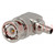 Plug; BNC; male; angled 90°; 50Ω; crimped; for cable; POM