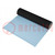 Bench mat; ESD; L: 10m; W: 1m; Thk: 2mm; blue; Rsurf: 5÷500MΩ; 440°C