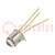 Phototransistor; TO18; 4.69mm; 40V; Front: convex; 150mW; t(on): 2us