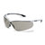 uvex Schutzbrille sportstyle, Rahmen: weiß/schwarz, Scheibe: PC grau 23%