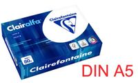 Clairefontaine Multifunktionspapier, DIN A5, extra weiß (8010011)