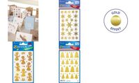 AVERY Zweckform ZDesign Weihnachts-Sticker "Sterne", gold (72052252)