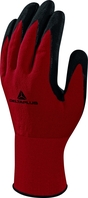 GUANTES DE TRABAJO 2 UNIDADES CE ANTIABRASIÓN, ANTIDESLIZANTES, CON ACEITE Y GRASA DE POLIÉSTER SPANDEX DELTAPLUS DPVE724RO FINE