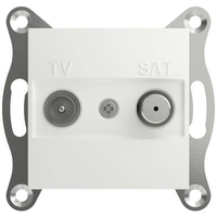 SCHNEIDER ELECTRIC PRISE DE PASSAGE TV-SAT ASFORA BLANC (RAL 9003) EPH3470321D