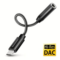 ADA-HC Zewnętrzna karta dźwiękowa USB-C 32bit DAC 3.5mm (F) złącze, 384kHz
