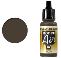 Vallejo Model Air Burnt Umber Acrylfarbe 17 ml Braun Flasche