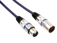 HQ Power Professional DMX 2.5m audio kabel 2,5 m XLR (3-pin) Zwart
