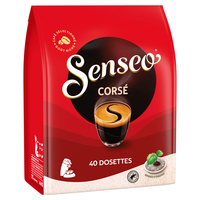 Senseo Corsé Dosette de café Non-torréfié 40 pièce(s)