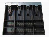 APG Cash Drawer VPK-15B-13-BX bandeja para cajón portamonedas Negro