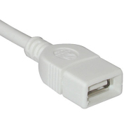 C2G 1m USB A Male -> A Female Extension Cable cavo USB Bianco