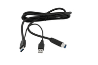 Overland-Tandberg USB 3.0 Y-Kabel int./ext. 1,5 m (Typ A/Typ B)