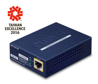 PLANET LRP-101UH hálózati kapcsoló Ethernet-áramellátás (PoE) támogatása Kék