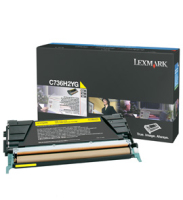 Lexmark C736, X736, X738 10K gele tonercartridge