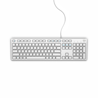 DELL KB216 Tastatur USB QWERTY US International Weiß