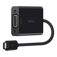 Belkin USB-C\VGA USB grafische adapter Zwart