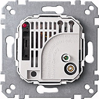 Merten 536302 Elektroschalter Rotary switch Metallisch, Weiß