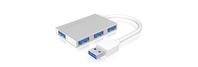 ICY BOX IB-HUB1402 USB 3.2 Gen 1 (3.1 Gen 1) Type-A 5000 Mbit/s Silber