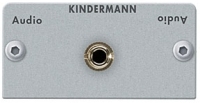 Kindermann 7444000511 Wandplatte/Schalterabdeckung Silber