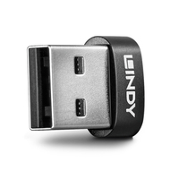 Lindy 41884 csatlakozó átlakító USB Type-A USB C-típus Fekete