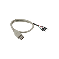 InLine USB 2.0 Adapterkabel, Stecker A auf Pfostenanschluss, 0,40m