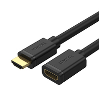 UNITEK Y-C166K câble HDMI 3 m HDMI Type A (Standard) Noir