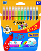 BIC Kid Couleur rotulador Medio Multicolor 12 pieza(s)