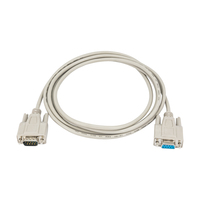 Akyga AK-CO-01 cambiador de género para cable RS232 Blanco