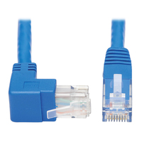 Tripp Lite N204-015-BL-UP Cable Ethernet (UTP) Moldeado Cat6 Gigabit en Ángulo hacia Arriba (RJ45 M en Ángulo Recto hacia Arriba a RJ45 M), Azul, 4.57 m [15 pies]