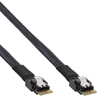 InLine 27642B Serial Attached SCSI (SAS)-kabel 1 m 24 Gbit/s Zwart