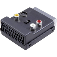 SpeaKa Professional SP-7870356 adaptador de cable de vídeo SCART (21-pin) Negro