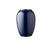 BITZ 872910 Vase Oval-shaped vase Steingut Blau