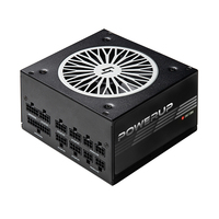 Chieftec PowerUp GPX-850FC unidad de fuente de alimentación 850 W 20+4 pin ATX ATX Negro