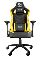 TALIUS silla Vulture gaming negra/amarilla butterfly, base nylon, ruedas nylon