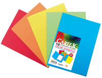 Blasetti Confezione 10 cartellette per archiviazione in cartoncino cartex colori assortiti
