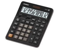 Casio GX-12B kalkulator Komputer stacjonarny Podstawowy kalkulator Czarny