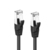 Microconnect STP601S networking cable Black 1 m Cat6 F/UTP (FTP)