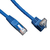 Tripp Lite N204-005-BL-UP Cable Ethernet (UTP) Moldeado Cat6 Gigabit en Ángulo hacia Arriba (RJ45 M en Ángulo Recto hacia Arriba a RJ45 M), Azul, 1.52 m [5 pies]