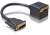 DeLOCK Adapter DVI25 male to DVI25 HDMI female 0,2 m DVI HDMI + DVI Czarny