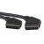 ACT Scart cable Scart - Scart 1.5m cable EUROCONECTOR 1,5 m SCART (21-pin) Negro